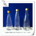 200ml Clear Round Shape Glass Juice Bottle with Screw Cap
